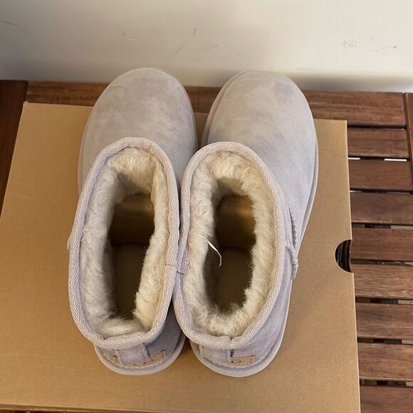 UGG Classic Mini II Boots Pale Smoke USA Women size 9/UK 7/EU 40 - Picture 7 of 14